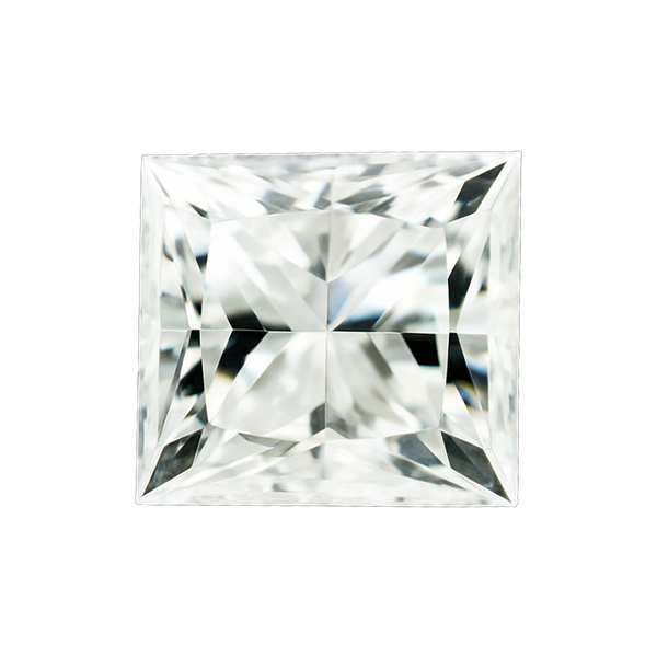 Square Natural Diamond - April Birthstones
