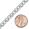 Bulk / Spooled Double Cable Chain in Sterling Silver (6.40 mm - 10.80 mm)