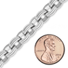 Bulk / Spooled Double Cable Chain in Sterling Silver (6.40 mm - 10.80 mm)