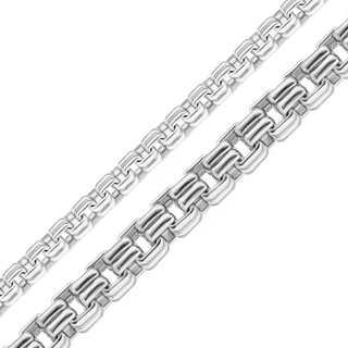 Bulk / Spooled Double Venetian Box Chain in Sterling Silver (2.60 mm - 4.30 mm)