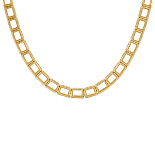 Emerald East-West 4 Prong Necklace Mounting in 14K Gold