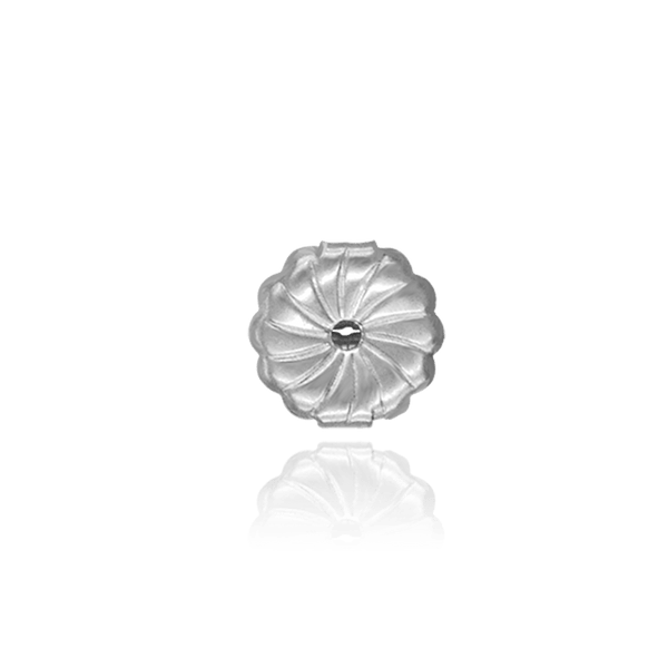 Friction (Push) Ear Back (5 x 3 mm - 7 x 4 mm) (Fits Post Size .030" - .036")