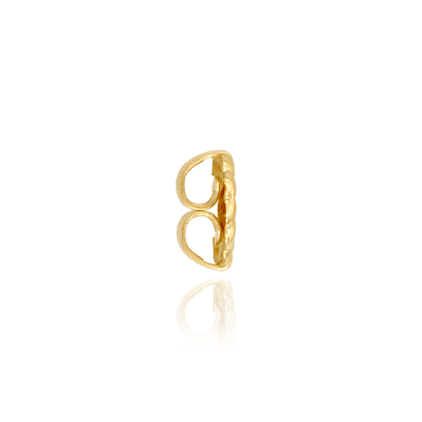 Friction (Push) Ear Back (5 x 3 mm - 7 x 4 mm) (Fits Post Size .030" - .036")