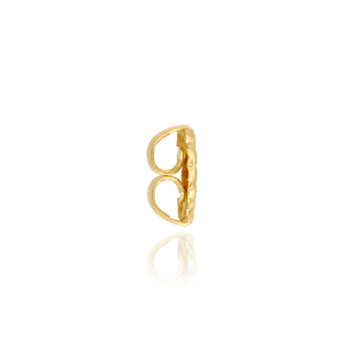 Friction (Push) Ear Back (5 x 3 mm - 7 x 4 mm) (Fits Post Size .030" - .036")