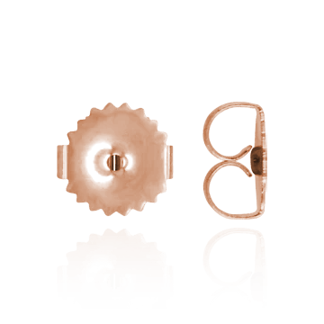 Friction (Push) Ear Back (7 x 7 mm) (Fits Post Size .033" - .036")