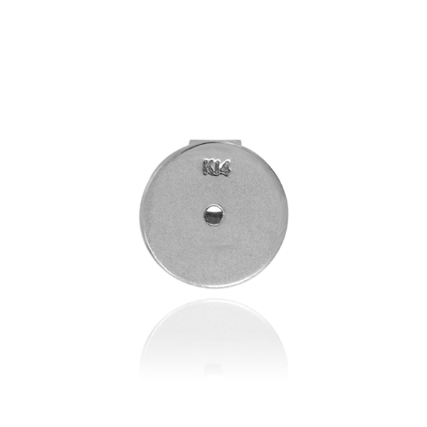 Heavy Friction (Push) Ear Back (4 x 4 mm - 10 x 7 mm) (Fits Post Size .030" - .036")