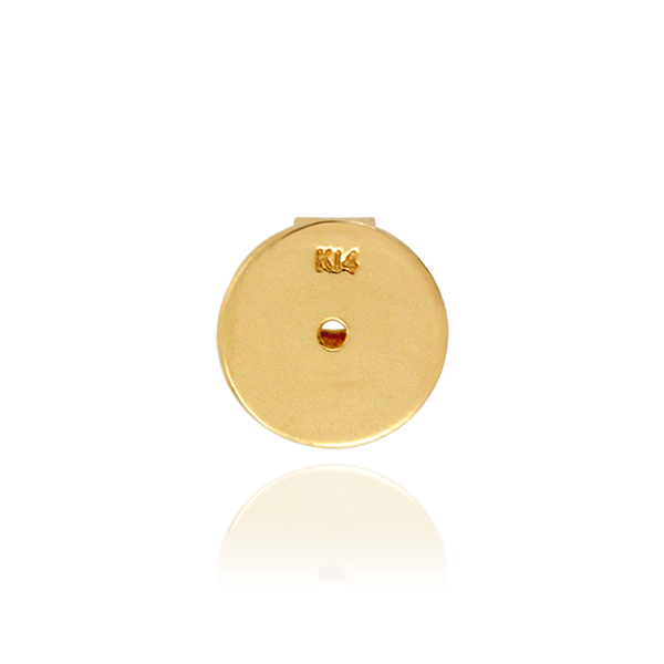 Heavy Friction (Push) Ear Back (4 x 4 mm - 10 x 7 mm) (Fits Post Size .030" - .036")