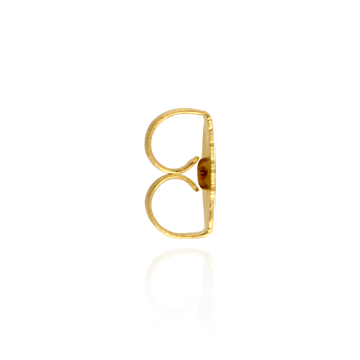 Friction (Push) Ear Back (7 x 7 mm) (Fits Post Size .033" - .036")