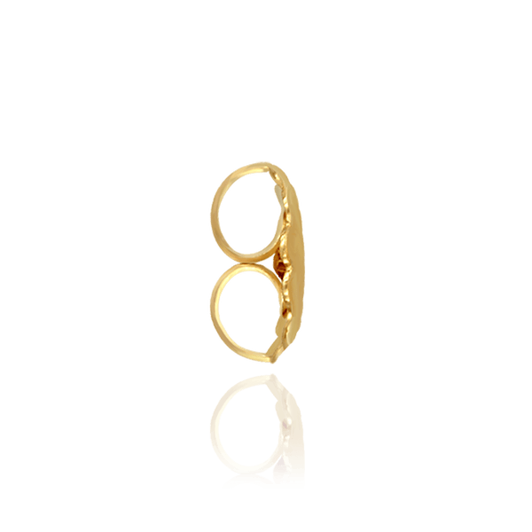 Jumbo Friction (Push) Ear Back (10 x 4 mm) (Fits Post Size .036")