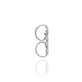 Jumbo Friction (Push) Ear Back (10 x 10 mm) (Fits Post Size .030" - .036")
