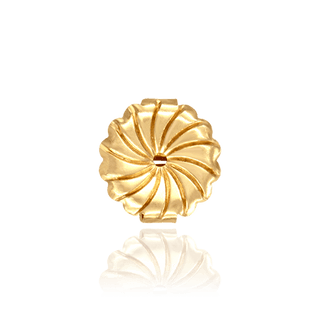 Jumbo Friction (Push) Ear Back (10 x 4 mm) (Fits Post Size .030" - .036")