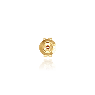 Heavy Friction (Push) Ear Back (5 x 3 mm) (Fits Post Size .030" - .033")