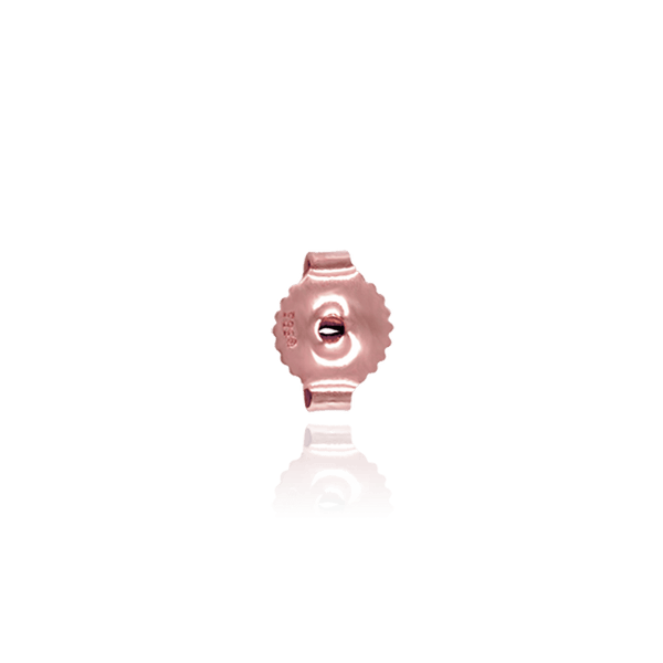 Medium Friction (Push) Ear Back (6 x 3 mm) (Fits Post Size .030" - .036")