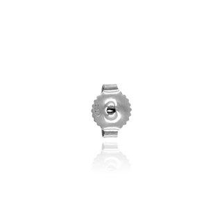 Medium Friction (Push) Ear Back (6 x 3 mm) (Fits Post Size .030" - .036")