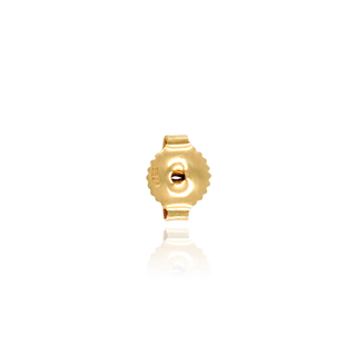Medium Friction (Push) Ear Back (6 x 3 mm) (Fits Post Size .030" - .036")