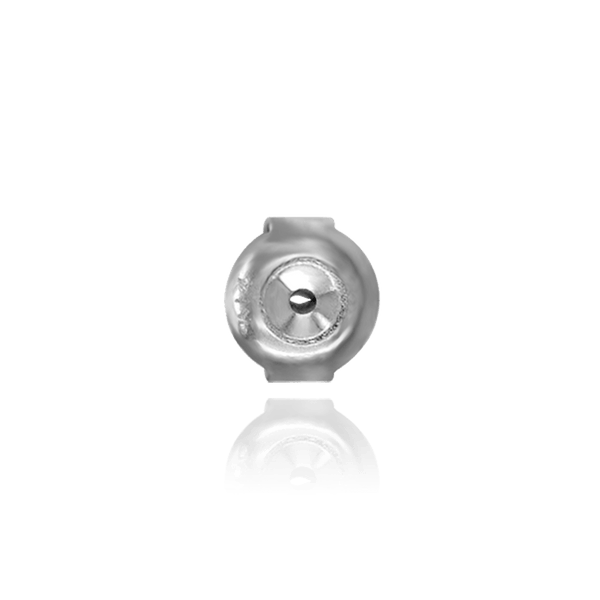 Medium Friction (Push) Ear Back (7 x 4 mm) (Fits Post Size .036")