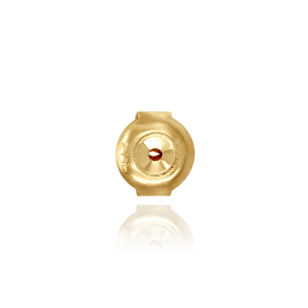 Medium Friction (Push) Ear Back (7 x 4 mm) (Fits Post Size .036")