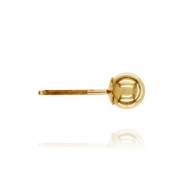 Ball Earring with Screw Post