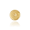 Light Weight Threaded (Screw) Ear Back (9 x 4 mm) (Fits Post Size .041")