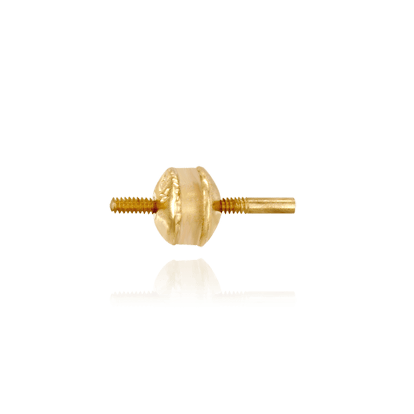 Threaded (Screw) Post and Back Set (5 x 4 mm) (Post: 1/2" x .036")