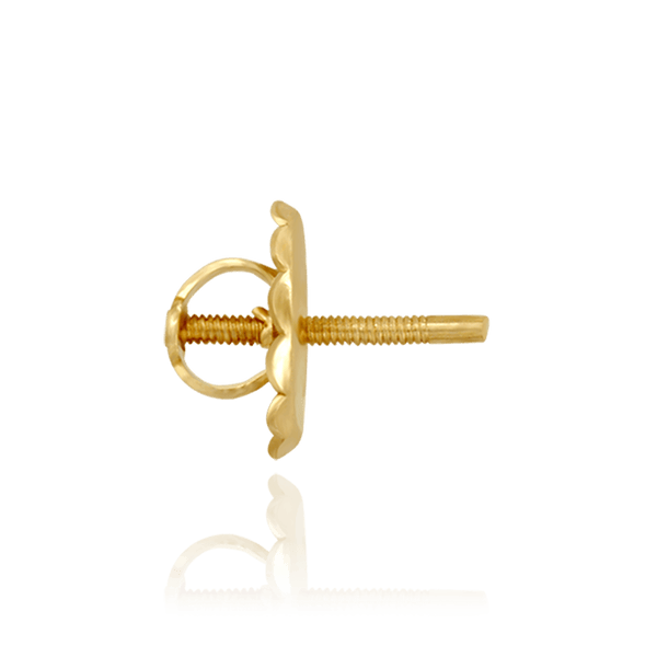Heavy Threaded (Screw) Post and Back Set (10 x 5 mm) (Post: 7/16" x .041")