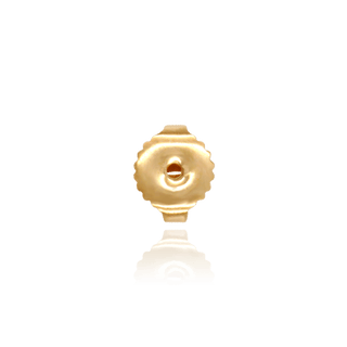 Extra Heavy Friction (Push) Ear Back (7 x 3 mm) (Fits Post Size .036")