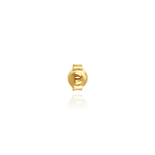 Extra Light Friction (Push) Ear Back (3 x 4 mm) (Fits Post Size .026")