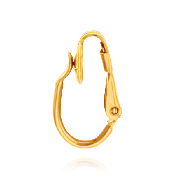 Hoop Earwires for Non Pierced Ears (16 x 8 mm)