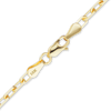 Finished Elongated Diamond Cut Cable Bracelet in 18K Yellow Gold (1.00 mm - 2.60 mm)