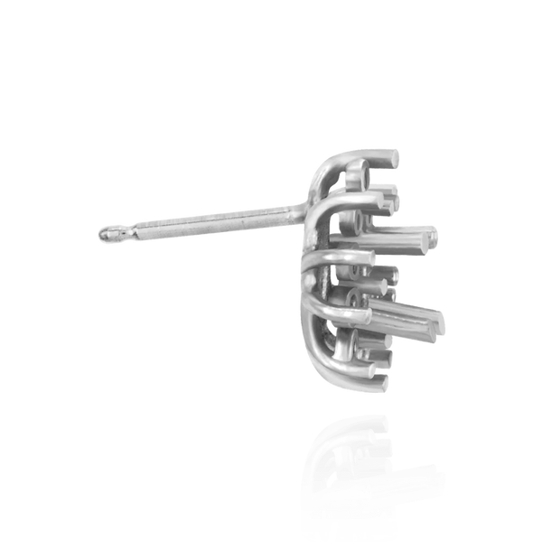 Pear Cluster Earrings with Push Post