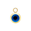 14K Gold Evil Eye Pendant (7 mm - 9 mm)