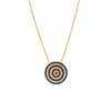 Sterling Silver Evil Eye Necklace (17 mm)