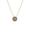 Sterling Silver Evil Eye Necklace (10 mm)