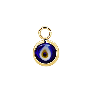 14K Gold Evil Eye Pendant (5 mm)