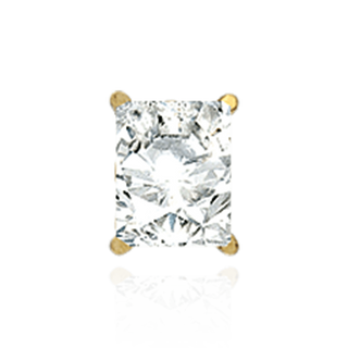 14K Gold Emerald Filigree Earrings with Push Post