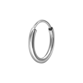 Endless Hoop Earring in Sterling Silver