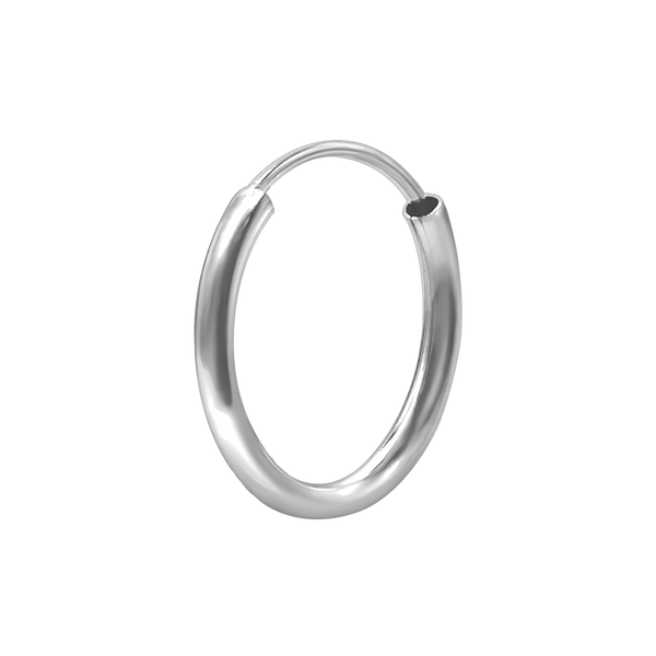 Endless Hoop Earring in Sterling Silver