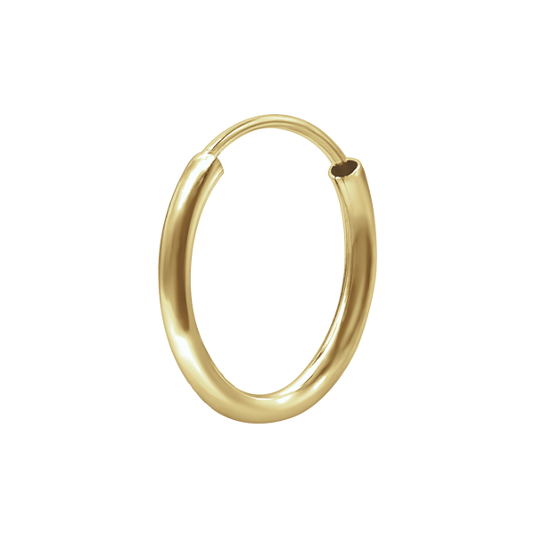 Endless Hoop Earring in 14K Yellow Gold