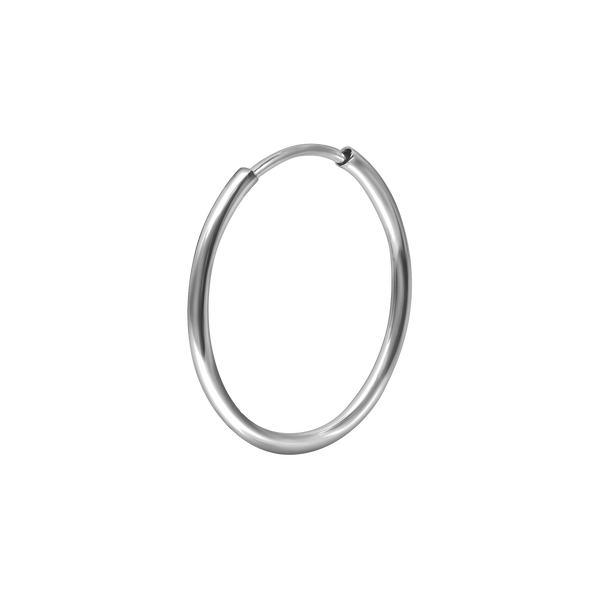 Endless Hoop Earring in Sterling Silver