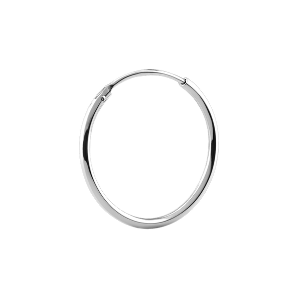 Endless Hoop Earring in Sterling Silver