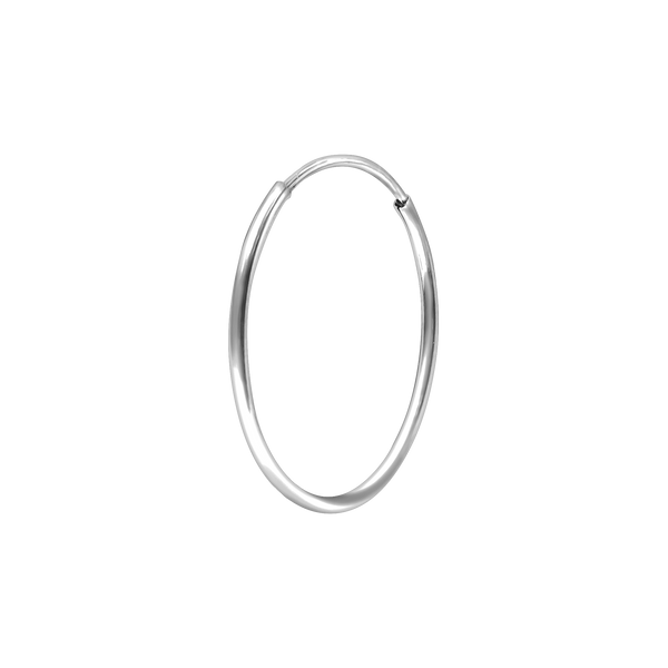 Endless Hoop Earring in Sterling Silver