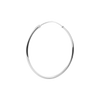 Endless Hoop Earring in Sterling Silver
