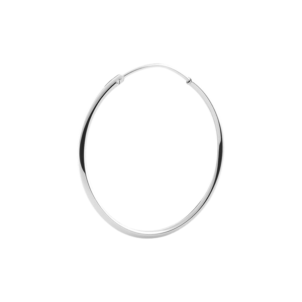 Endless Hoop Earring in Sterling Silver