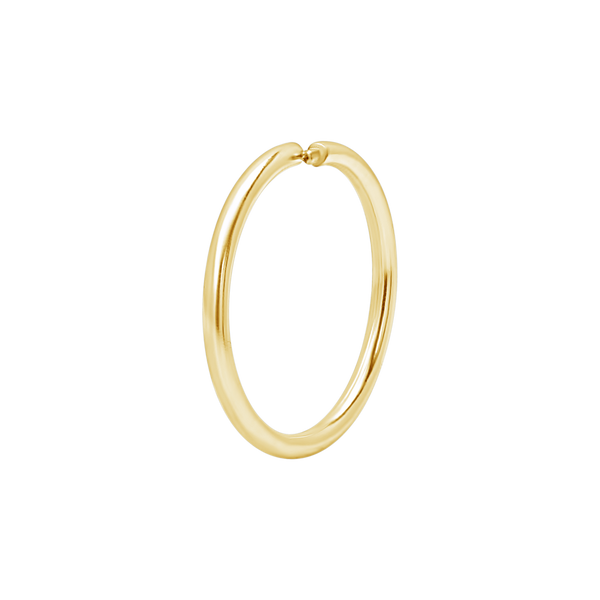 Hidden Catch Hoop Earring in Gold Filled