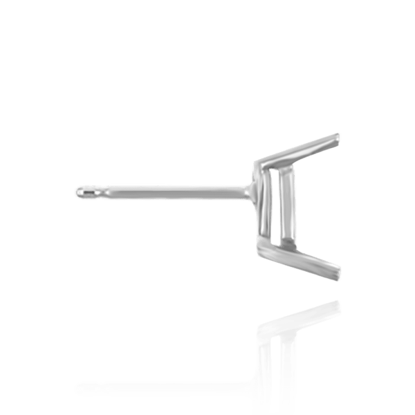 Emerald Four Prong Basket Earrings