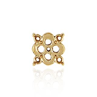 Earring Jackets with Four Stone Setting