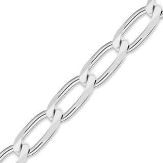 Bulk / Spooled Elongated Curb Chain in Sterling Silver (1.80 mm - 11.70 mm)