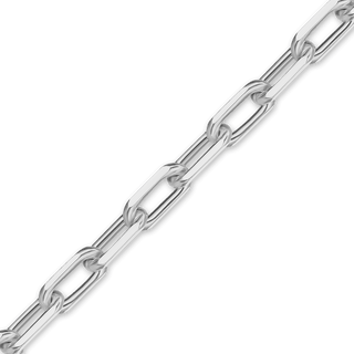 Bulk / Spooled Elongated Diamond Cut Cable Chain in Sterling Silver (1.80 mm - 2.50 mm)