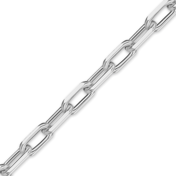 Bulk / Spooled Elongated Diamond Cut Cable Chain in Sterling Silver (1.80 mm - 2.50 mm)