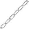 Bulk / Spooled Elongated Textured Cable Chain in Sterling Silver (2.70 mm - 4.40 mm)